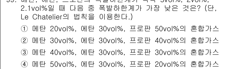 산업안전기사 2022년 100번 - Le Chatelier의 원리에 따르면, 이온 농도가 증가하면 평형이 왼... 에 관한 핵심 기출문제