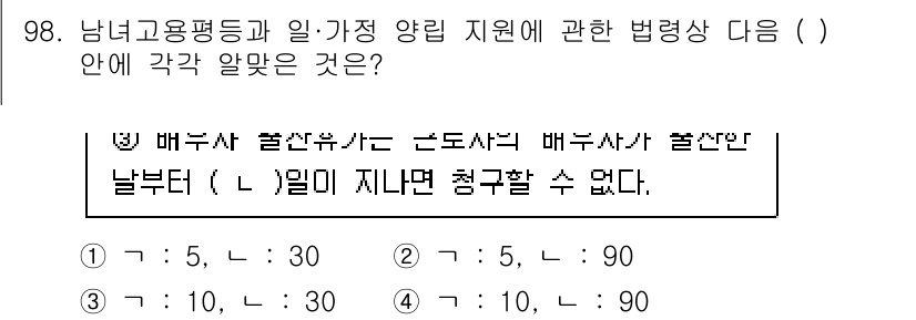 직업상담사_2급 2022년 98번 - 배우사 출산사와 노도사 배부사 출산사 간의 법적 관계를 명확히 하기 위한... 에 관한 핵심 기출문제