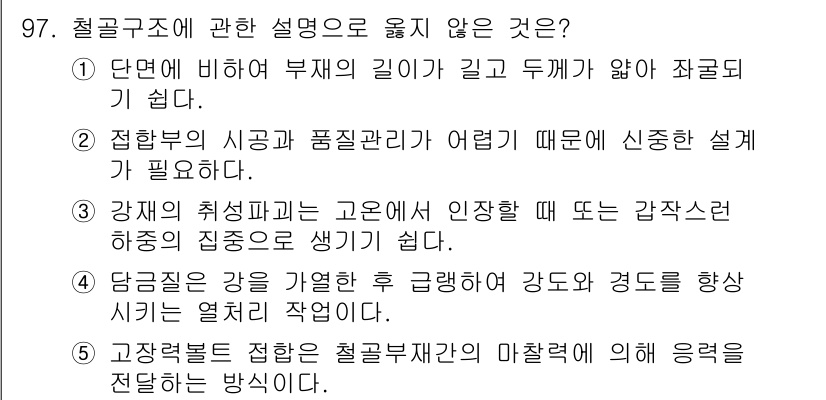 주택관리사보_1차 2021년 98번 - 해당 자격증의 핵심 개념을 묻는 객관식 문제