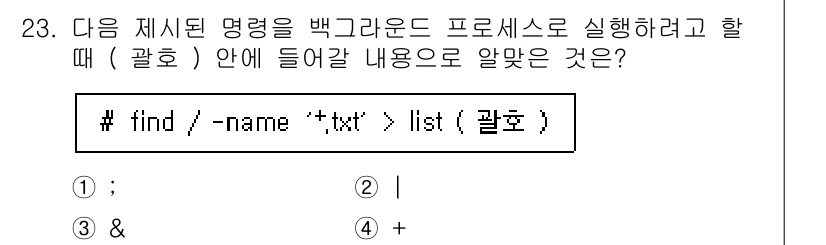 리눅스마스터_2급 2022년 23번 - . `-exec` 옵션이 사용될 수 있는 것은 `find` 명령의 특별한... 에 관한 핵심 기출문제