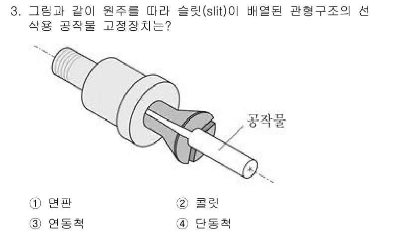 9급_지방직_공무원_기계일반 2022년 3번 - 슬릿이 배열된 관형 구조는 일반적으로 유체의 흐름을 조절하는 역할을 합니... 에 관한 핵심 기출문제