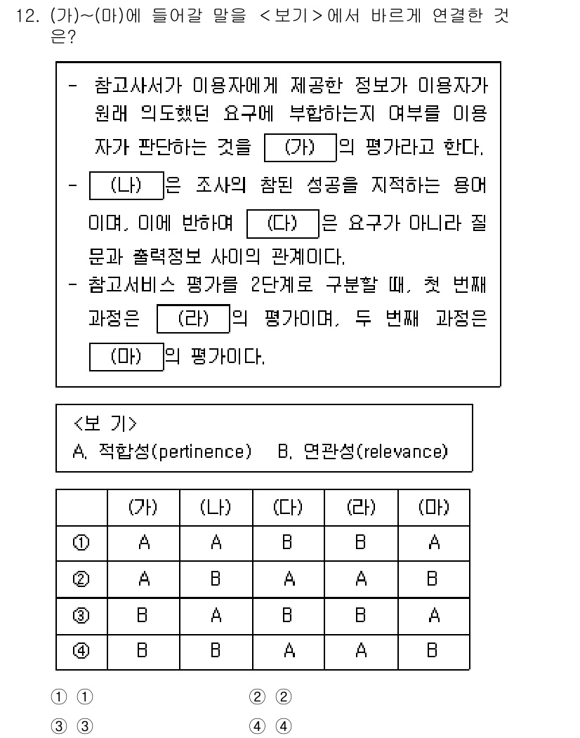 9급_지방직_공무원_정보봉사개론 2022년 12번 - 정보봉사개론에서 정보 제공은 사용자 요구를 충족시키는 것이 핵심입니다. ... 에 관한 핵심 기출문제