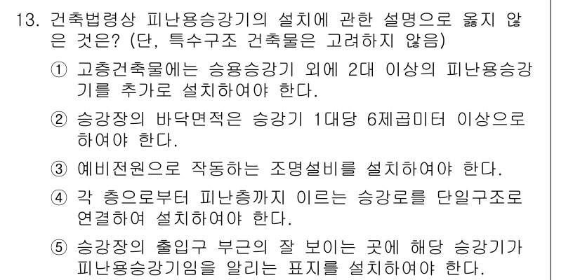 주택관리사보_2차 2022년 13번 - 해당 자격증의 핵심 개념을 묻는 객관식 문제