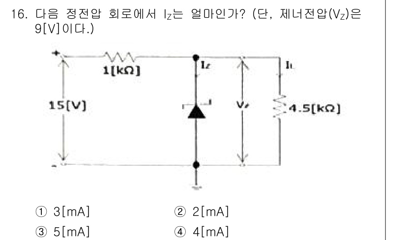 통신선로산업기사(통합편입) 2023년 16번 - 해당 자격증의 핵심 개념을 묻는 객관식 문제