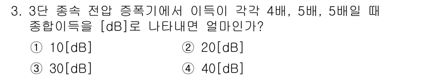 방송통신산업기사 2015년 3번 - 해당 자격증의 핵심 개념을 묻는 객관식 문제