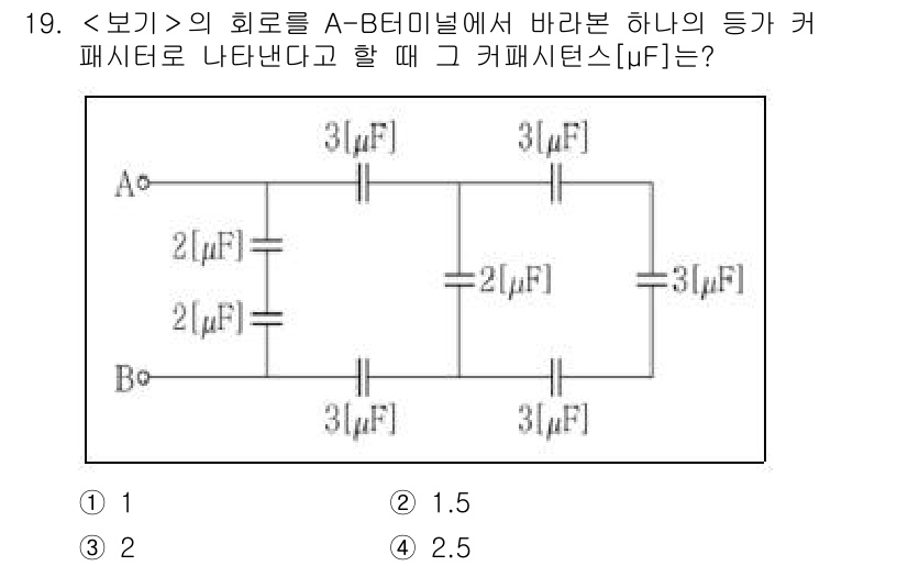 9급_지방직_공무원_서울시_전기이론 2022년 19번 - 해당 자격증의 핵심 개념을 묻는 객관식 문제