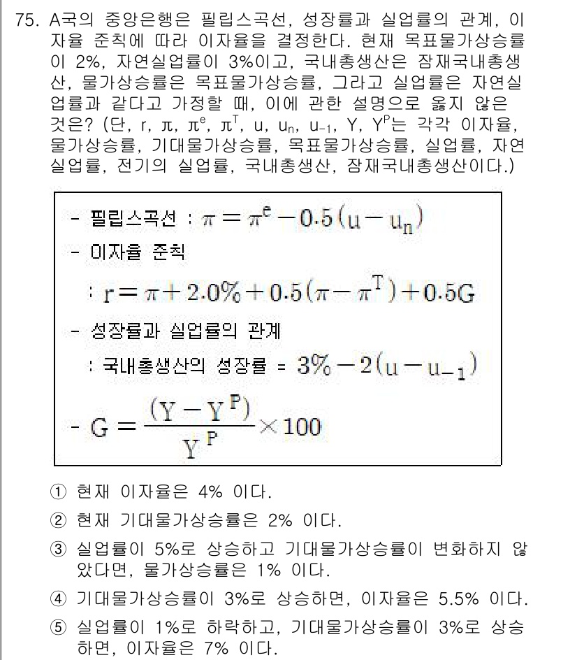 감정평가사_1차_1교시(구) 2023년 75번 - 문제의 기준 수익률은 4%이며, 가감율을 반영한 기대수익률은 2%로 설정... 에 관한 핵심 기출문제