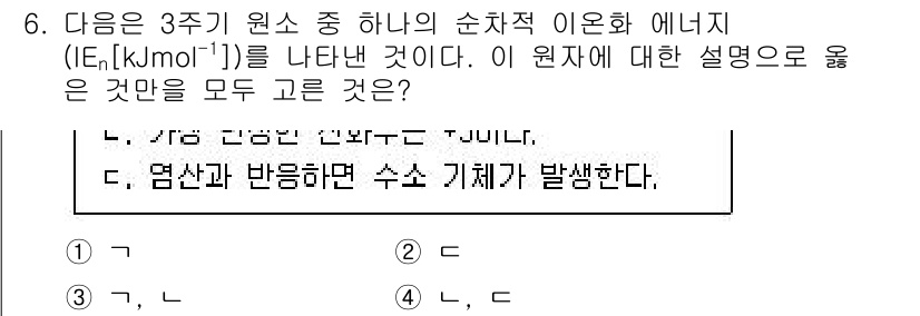 9급_지방직_공무원_화학공학일반 2023년 6번 - 정답 4번은 '압축과 반응하면 수소가 발생한다'입니다. 이는 화학 반응에... 에 관한 핵심 기출문제