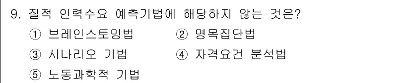 공인노무사_1차(경영학개론) 2017년 9번 - 질적 연구 방법론인 사례 연구, 현상학적 연구, grounded theo... 에 관한 핵심 기출문제