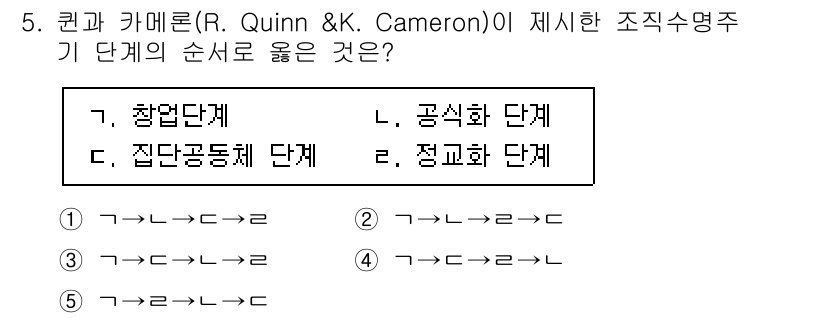 공인노무사_1차(경영학개론)(구) 2023년 5번 - 피터 드러커와 갤브레이스의 이론에 따르면 조직은 일반적으로 목표와 구조,... 에 관한 핵심 기출문제
