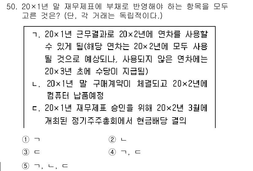 주택관리사보_1차 2024년 50번 - . 

이 유권 해석은 "20×1년 근무결과로 20×2년 연차를 사용할 ... 에 관한 핵심 기출문제