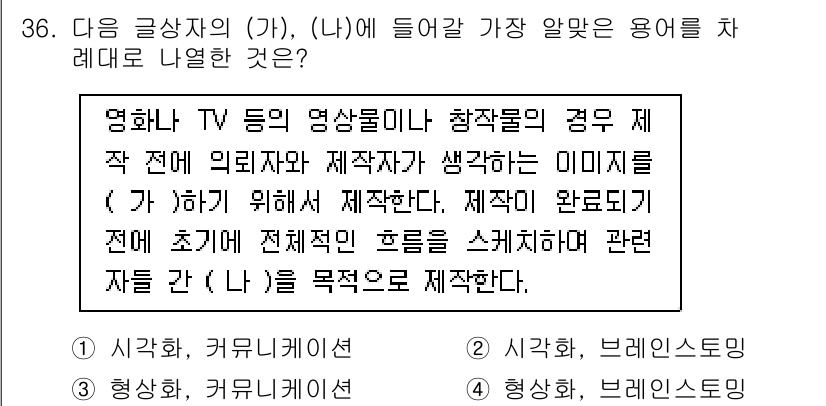 전자상거래관리사_1급 2019년 36번 - . 

이유: (가)는 전자상거래의 범주에서 콘텐츠 제작 및 전파의 중요... 에 관한 핵심 기출문제