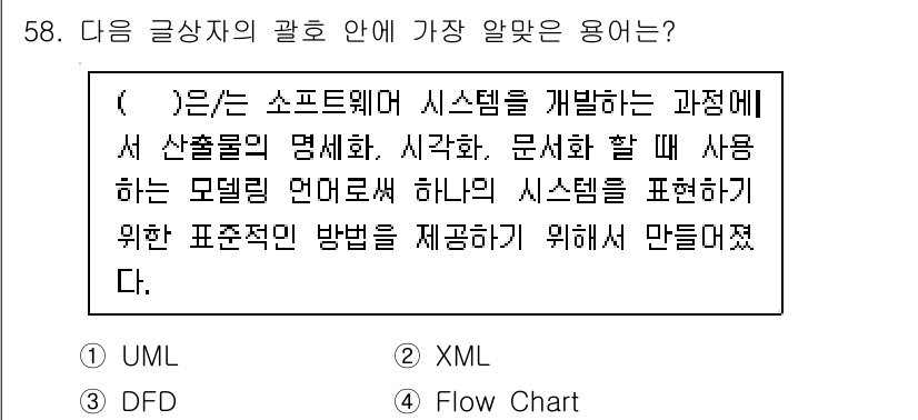 전자상거래관리사_1급 2022년 58번 - 해당 자격증의 핵심 개념을 묻는 객관식 문제