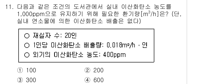 9급_국가직_공무원_건축계획 2025년 11번 - 정답 4번인 이유는 다음과 같습니다. 1인당 이산화탄소 배출량이 0.01... 에 관한 핵심 기출문제