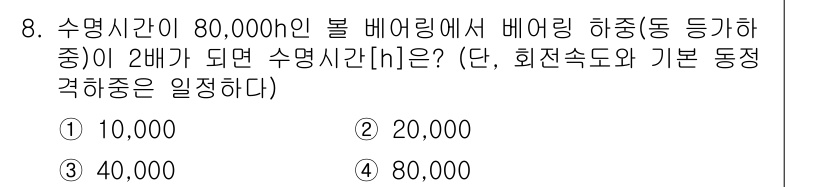 9급_지방직_공무원_기계설계 2025년 8번 - 해당 자격증의 핵심 개념을 묻는 객관식 문제