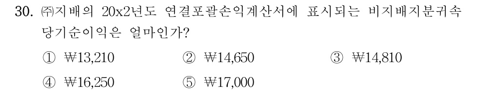 공인회계사_1차 2020년 110번 기출문제
