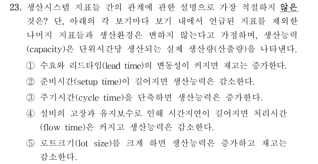 공인회계사_1차 2020년 23번 기출문제