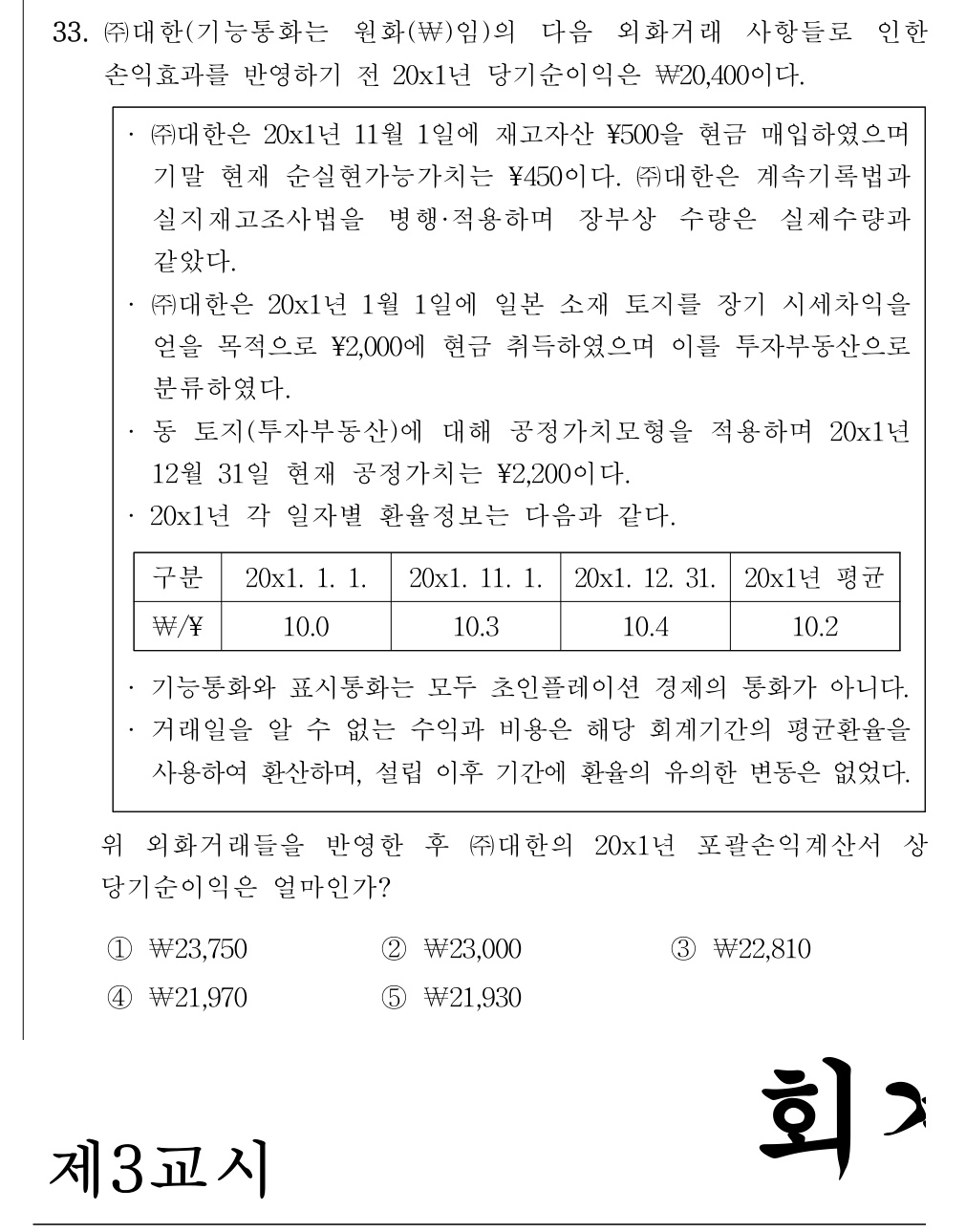 공인회계사_1차 2021년 112번 기출문제