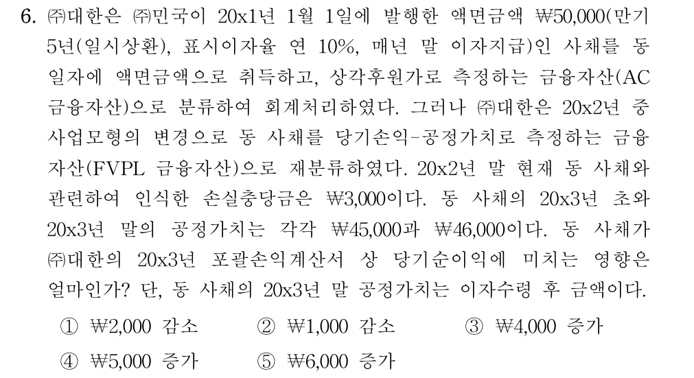 공인회계사_1차 2021년 85번 기출문제