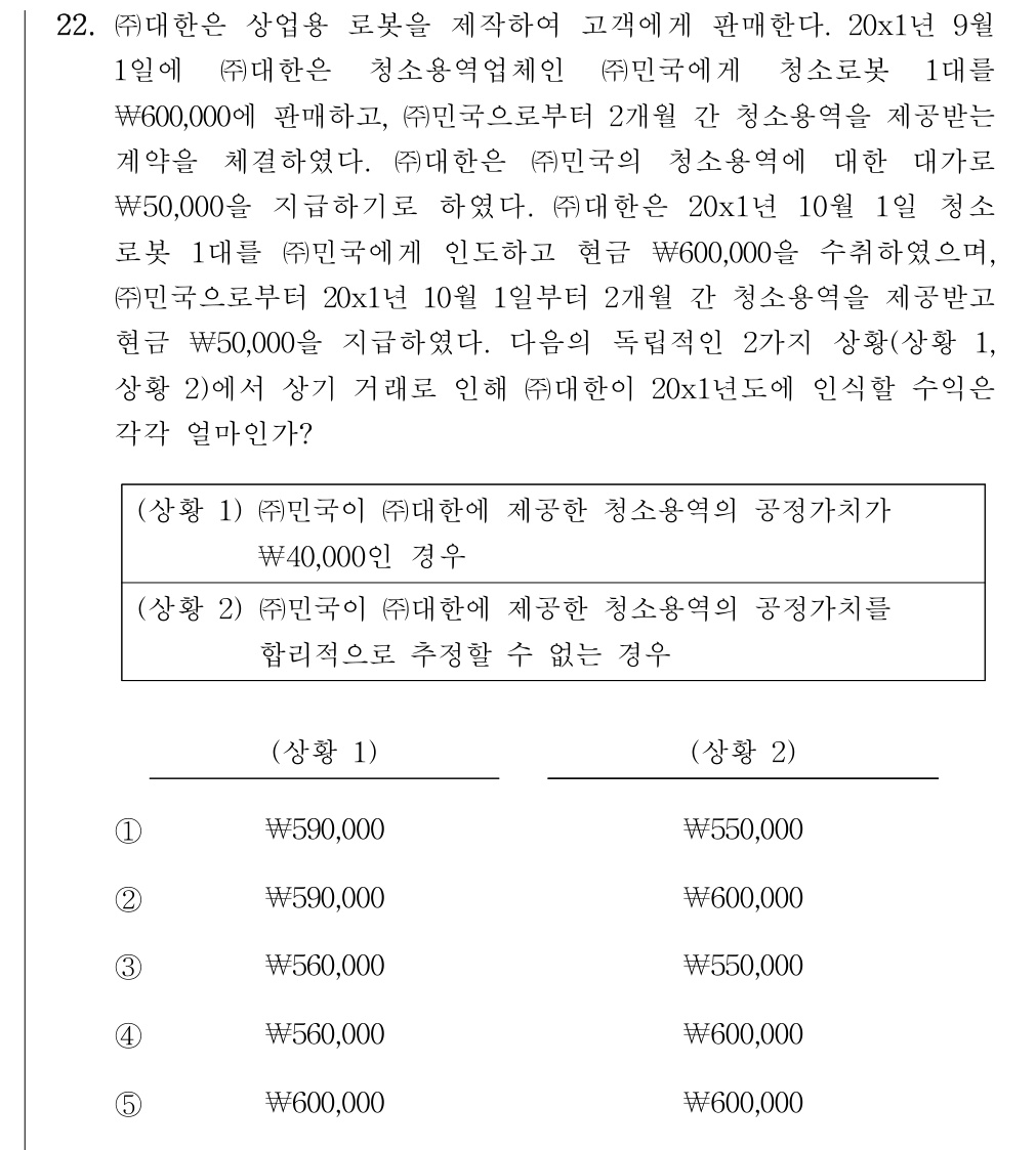 공인회계사_1차 2022년 102번 기출문제