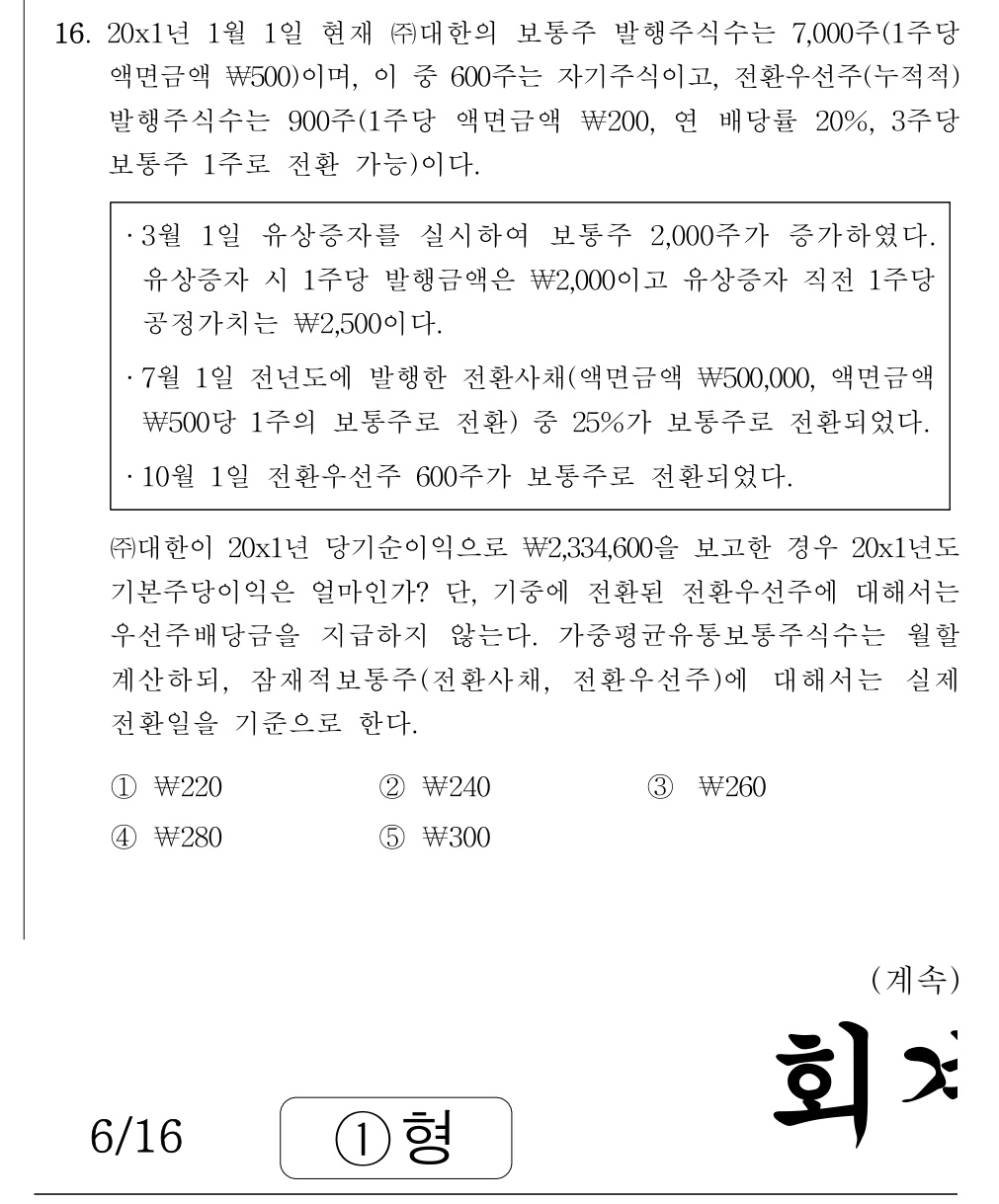 공인회계사_1차 2022년 96번 기출문제