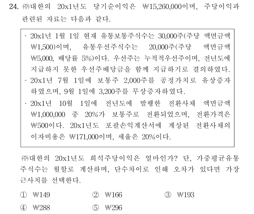 공인회계사_1차 2023년 104번 기출문제
