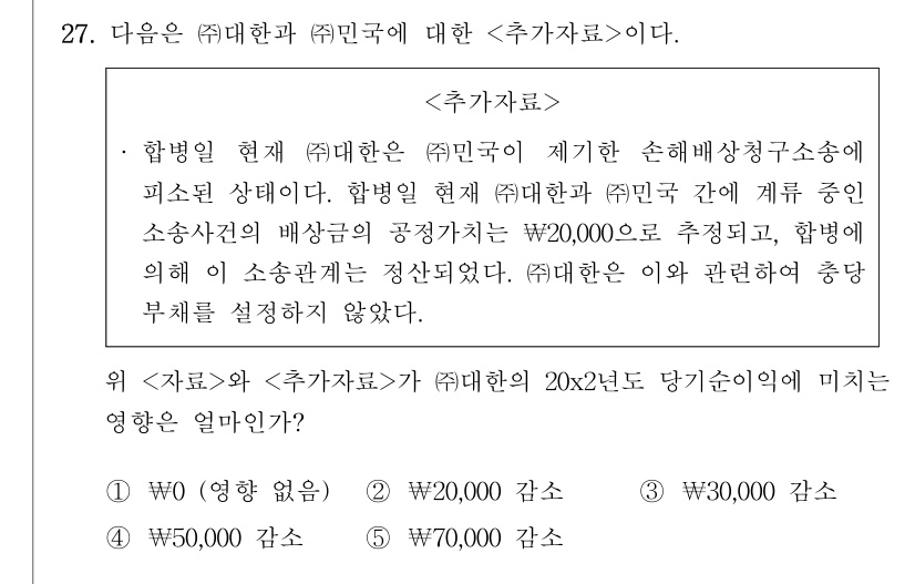 공인회계사_1차 2023년 107번 기출문제