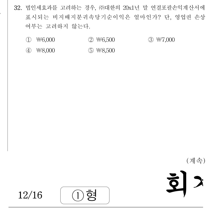 공인회계사_1차 2023년 112번 기출문제