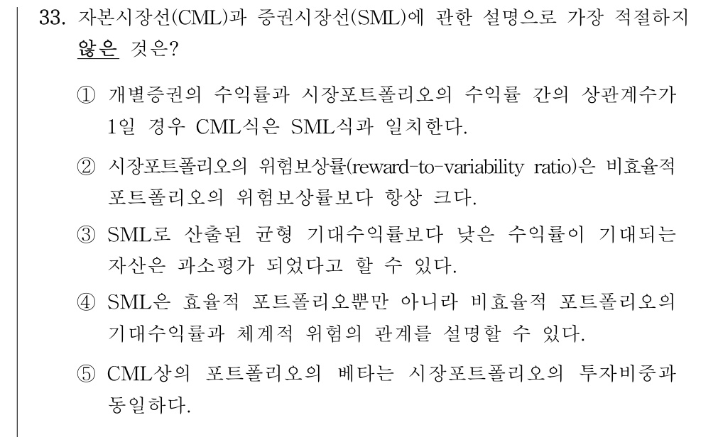 공인회계사_1차 2024년 33번 기출문제