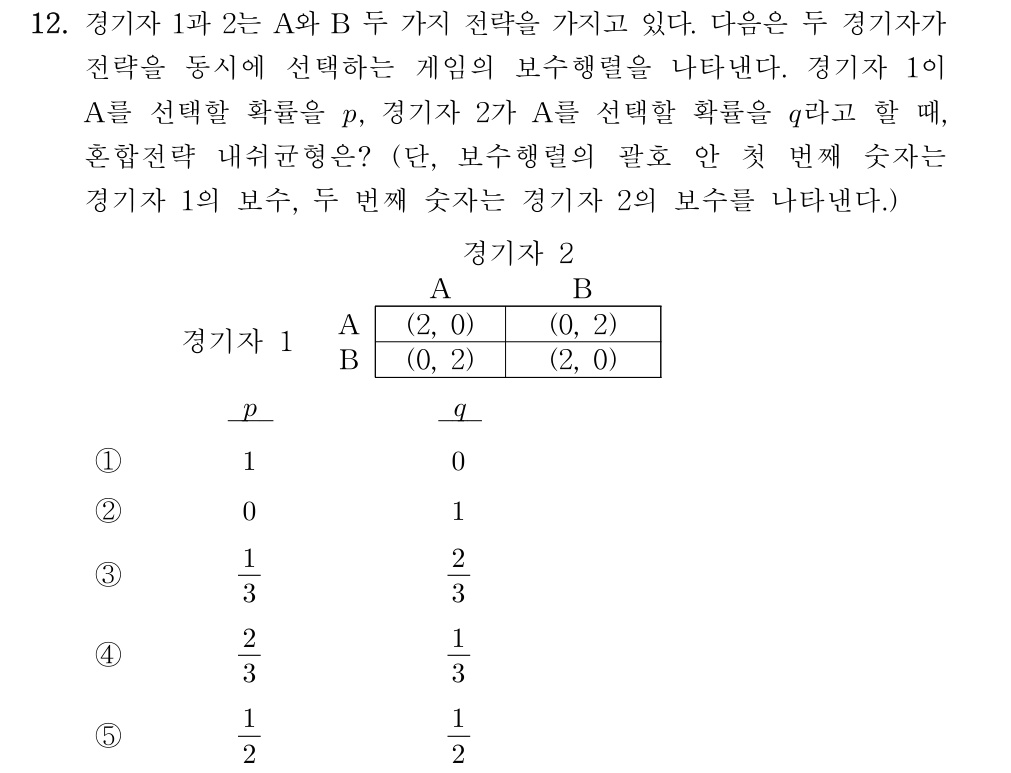 공인회계사_1차 2024년 52번 기출문제