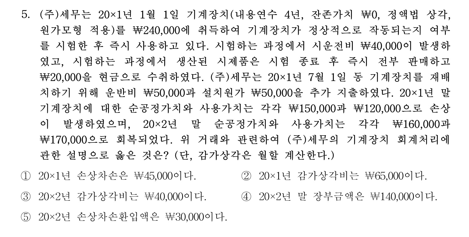 세무사_1차 2022년 5번 기출문제