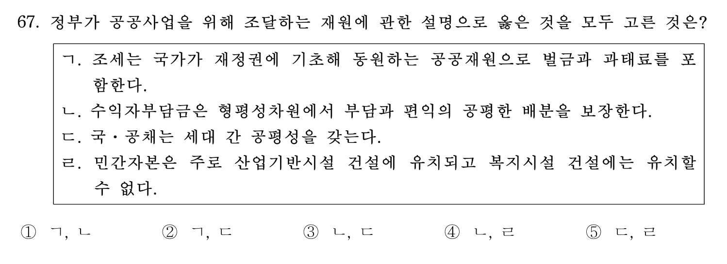 행정사_1차 2019년 61번 기출문제