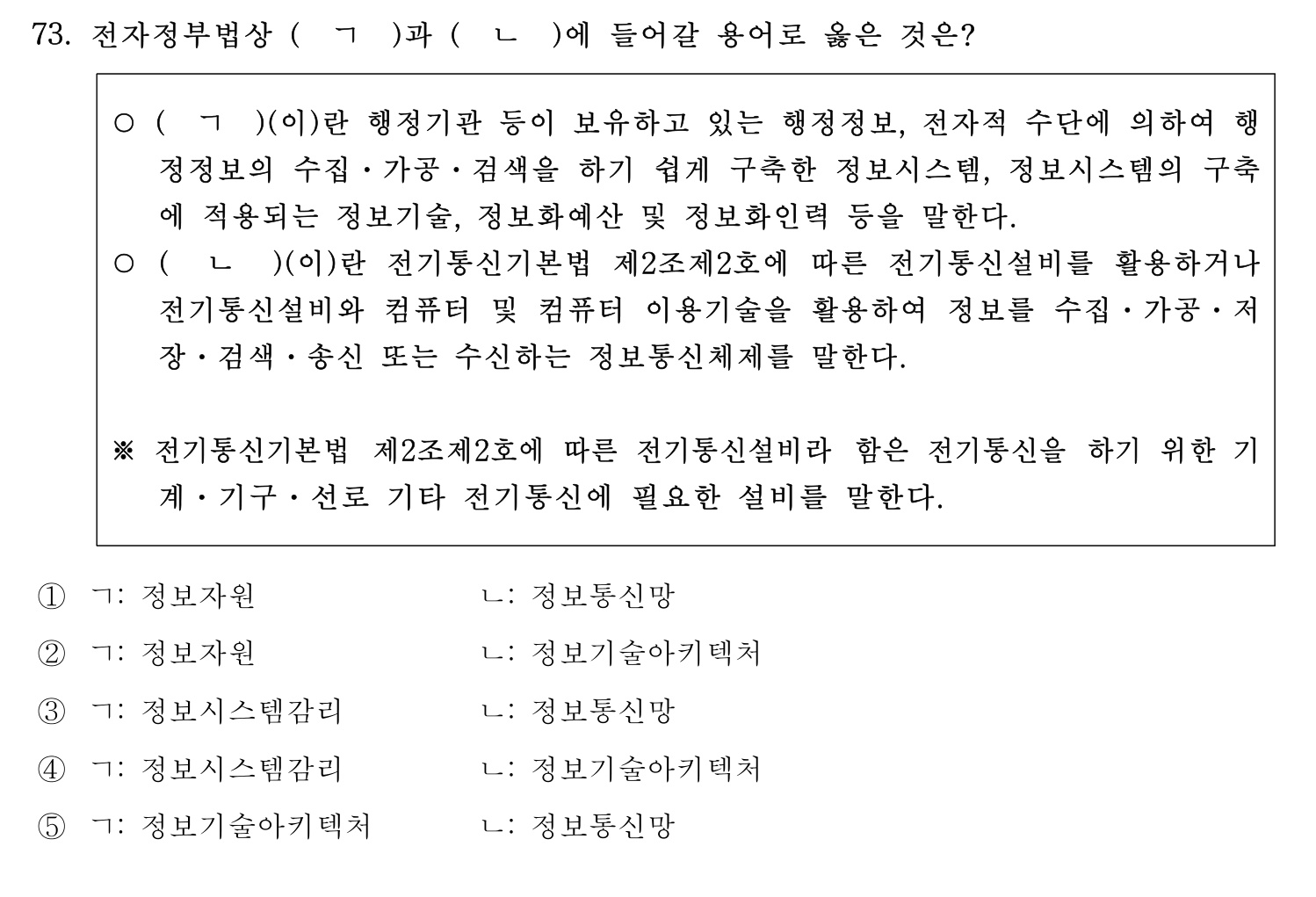 행정사_1차 2021년 73번 기출문제