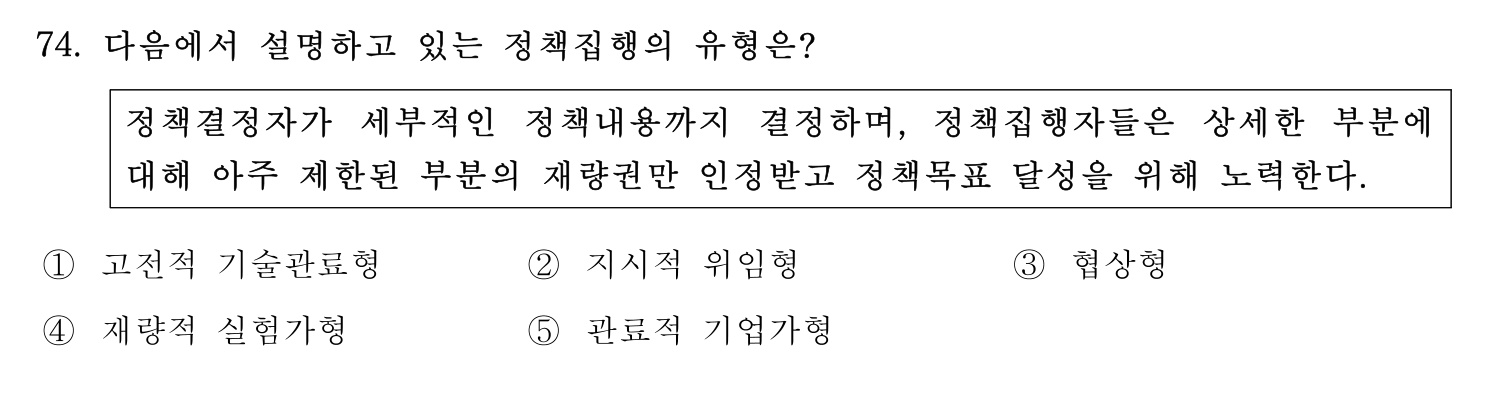 행정사_1차 2022년 74번 기출문제
