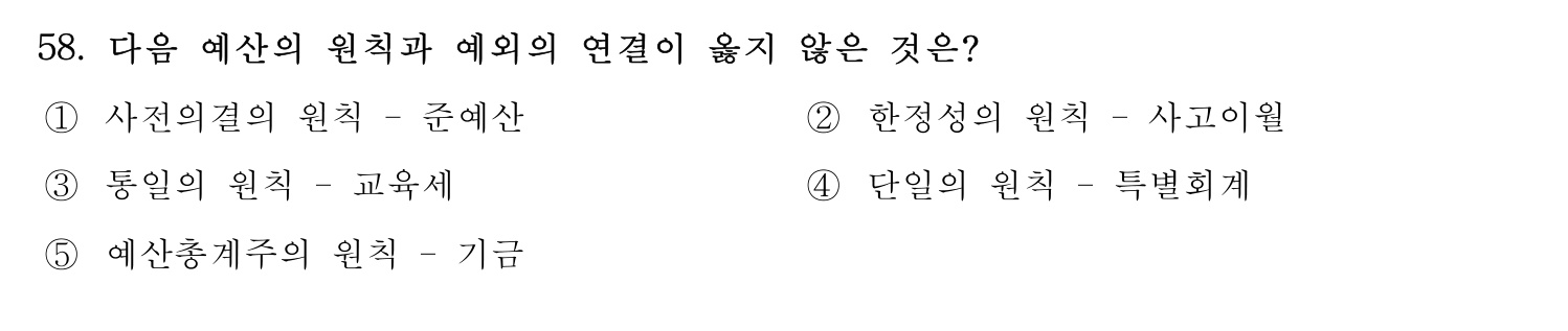 행정사_1차 2024년 58번 기출문제