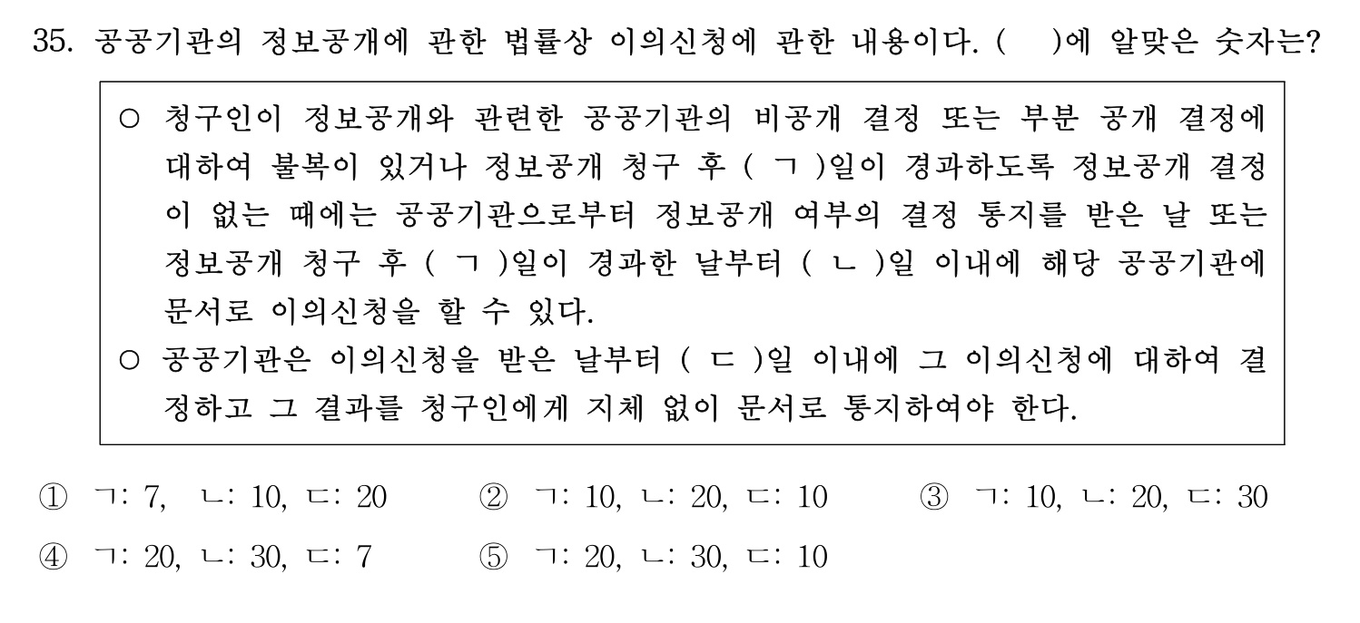 행정사_1차 2025년 35번 기출문제
