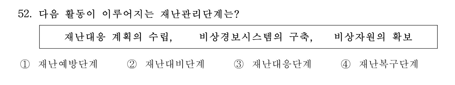 소방안전교육사_1차 2020년 53번 기출문제