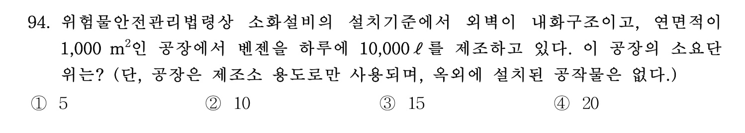 소방시설관리사 2026년 103번 기출문제