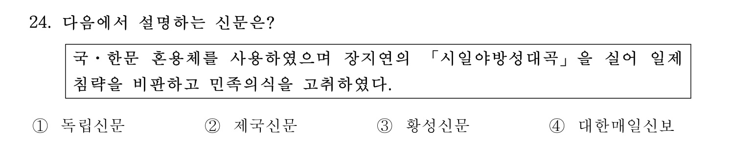 관광통역안내사 2024년 24번 기출문제