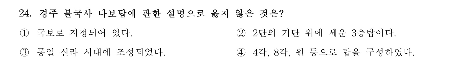 국내여행안내사_1차 2023년 24번 기출문제