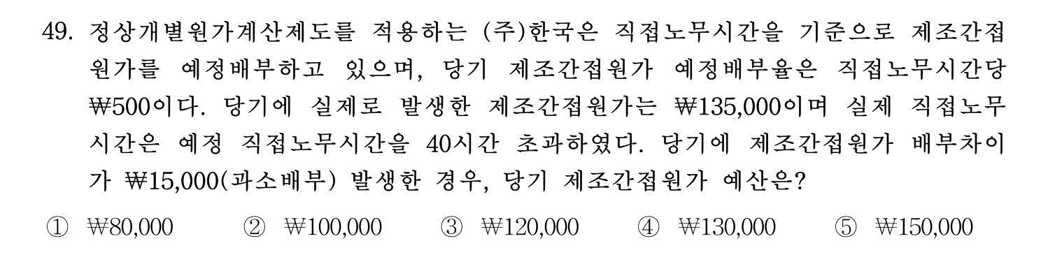 경영지도사_1차 2024년 53번 기출문제