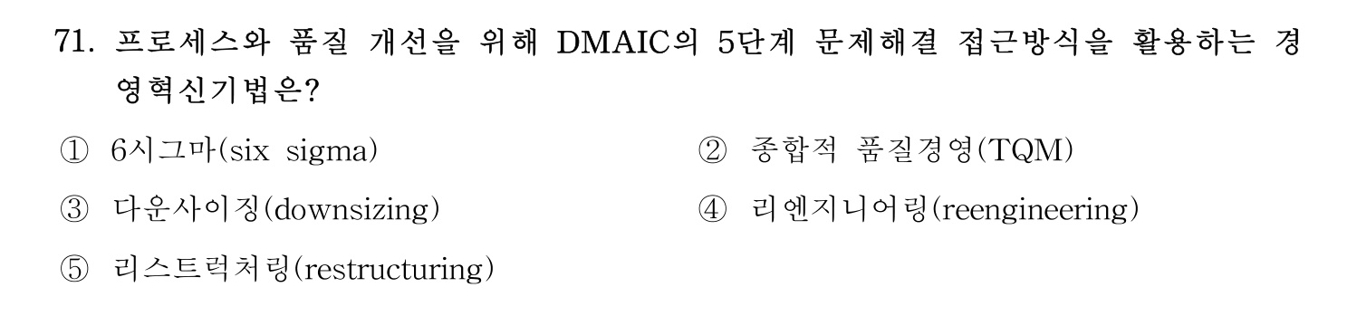 경영지도사_1차 2024년 75번 기출문제