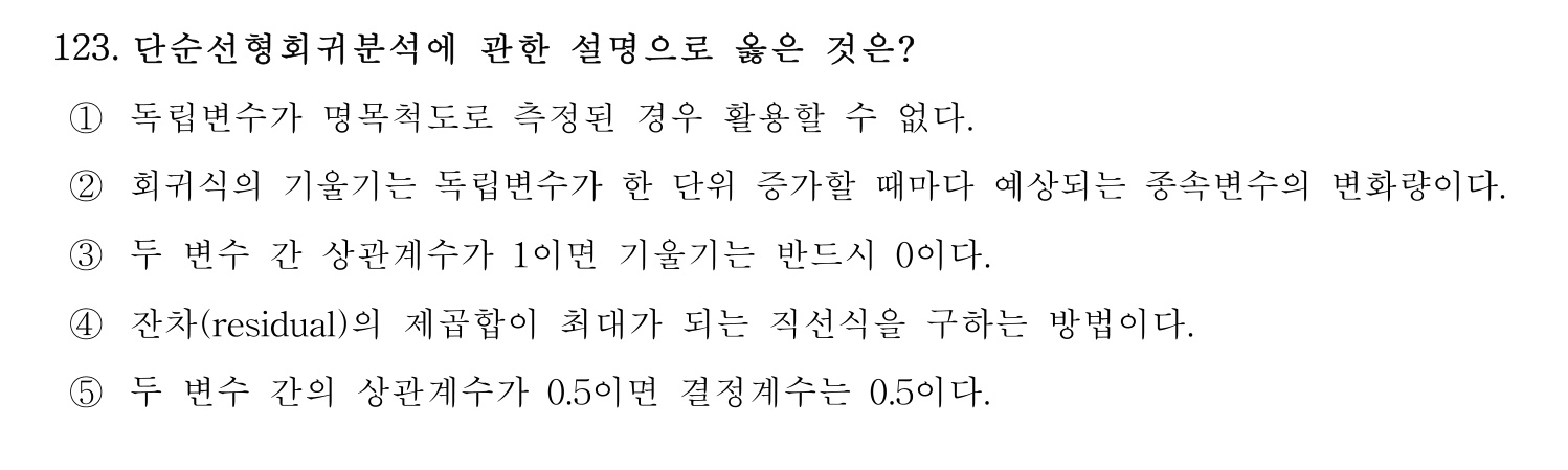 경영지도사_1차 2025년 124번 기출문제