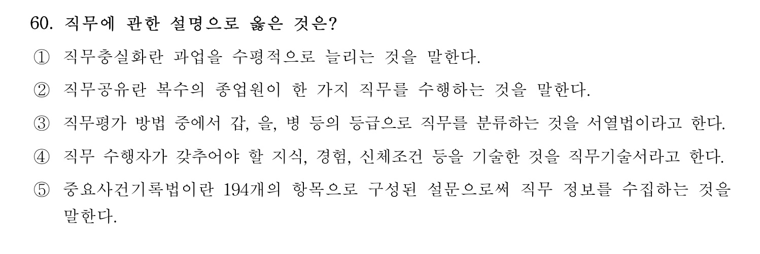 경영지도사_1차 2025년 61번 기출문제