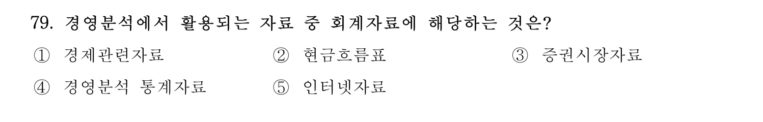 경영지도사_1차 2025년 80번 기출문제