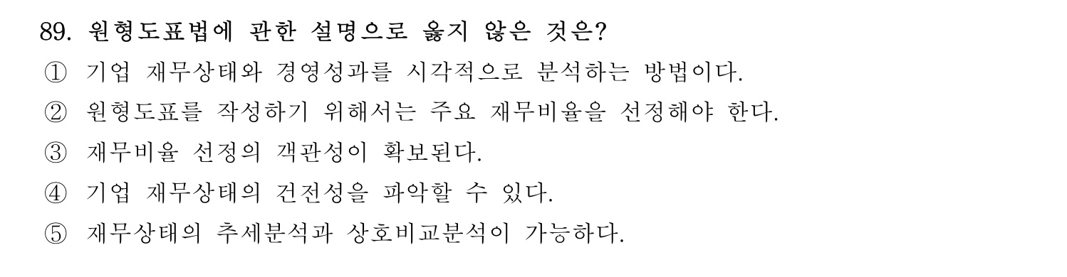경영지도사_1차 2026년 89번 기출문제