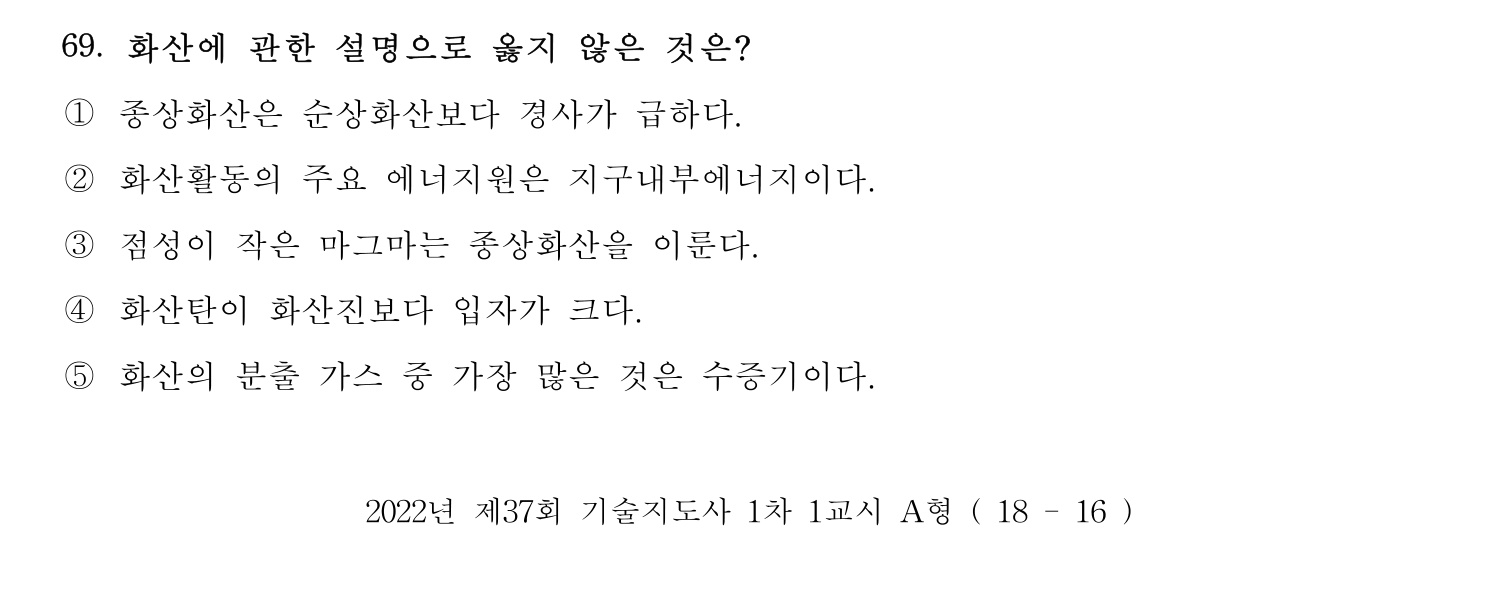 기술지도사_1차 2022년 71번 기출문제