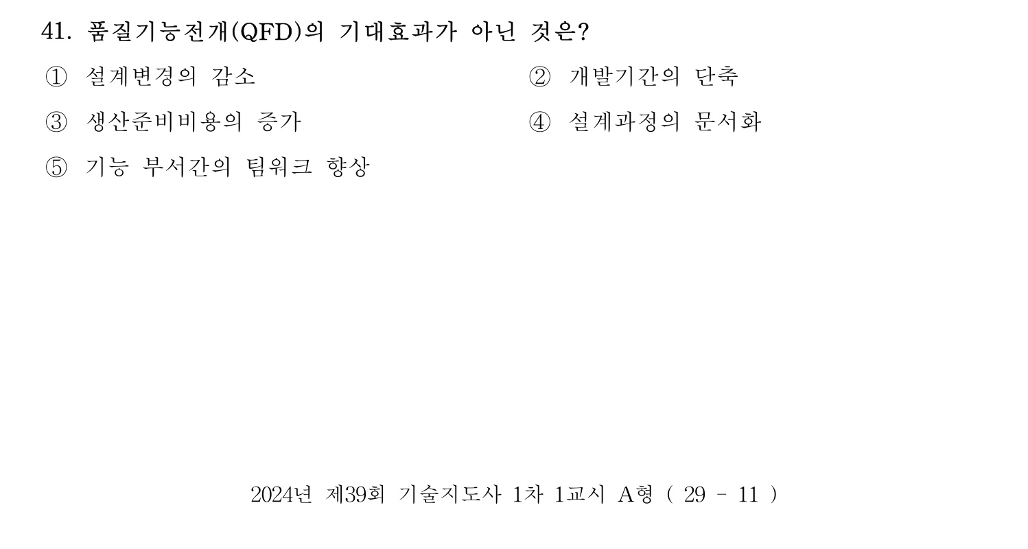 기술지도사_1차 2024년 45번 기출문제