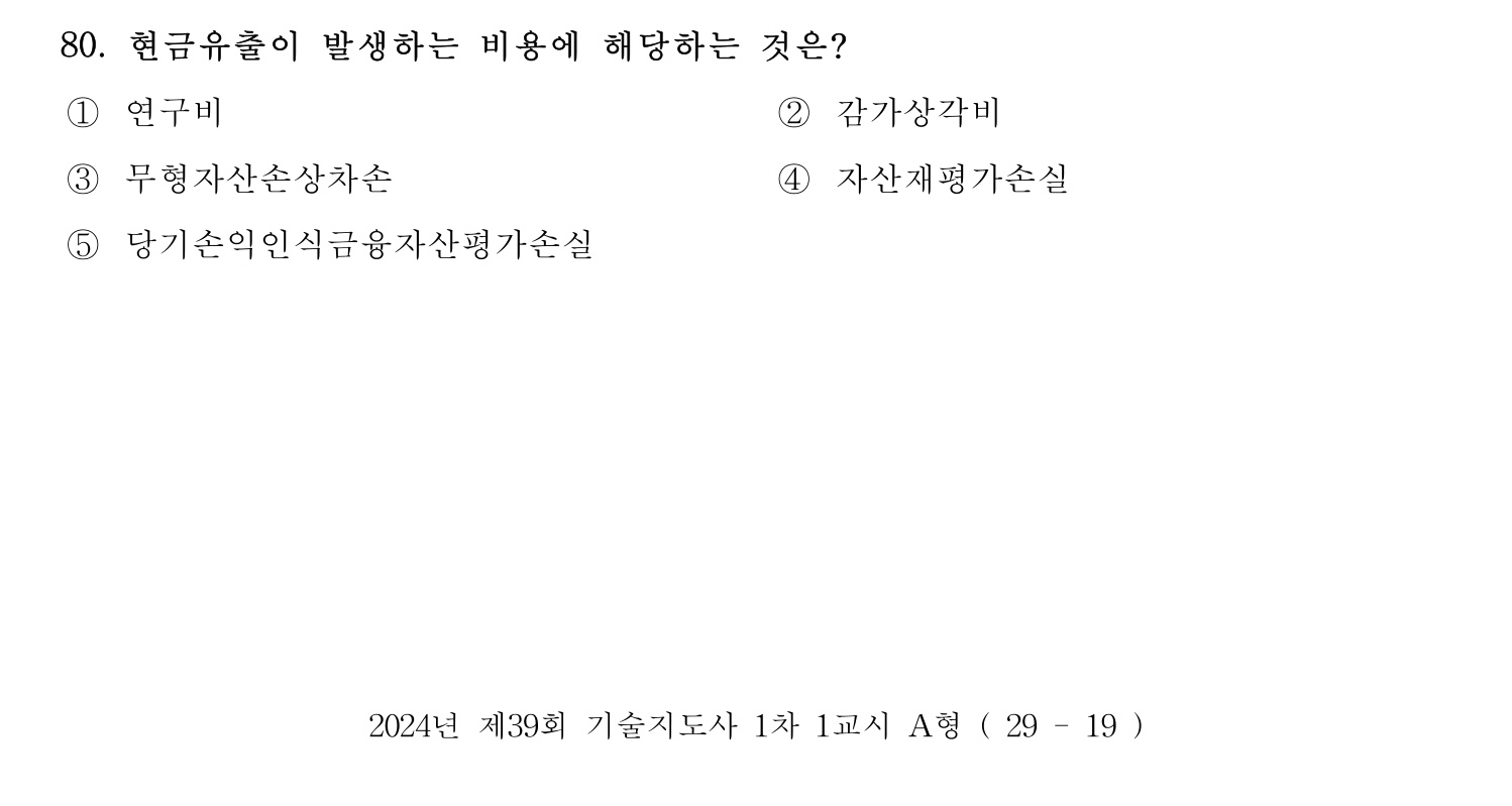 기술지도사_1차 2024년 84번 기출문제