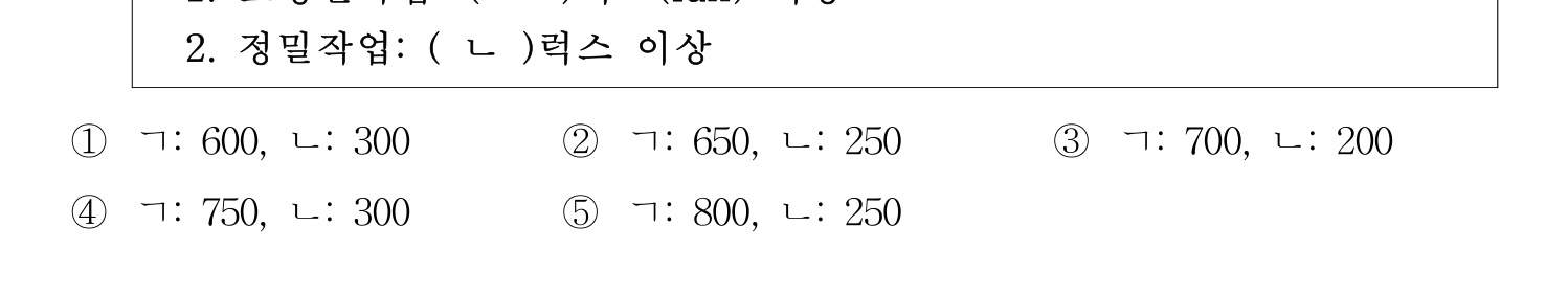 산업안전지도사 2021년 43번 기출문제